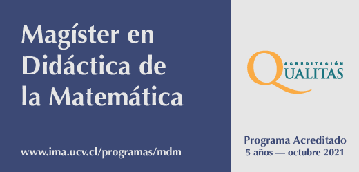 Magíster en Didáctica de la Matemática Magíster en Didáctica de la Matemática