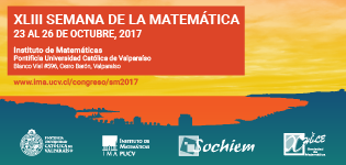 XLIII Semana de la Matemática XLIII Semana de la Matemática