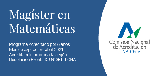 Magíster en Matemáticas Magíster en Matemáticas